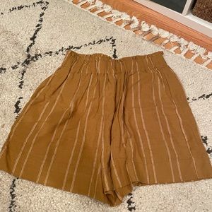 Yellow Stripe Shorts